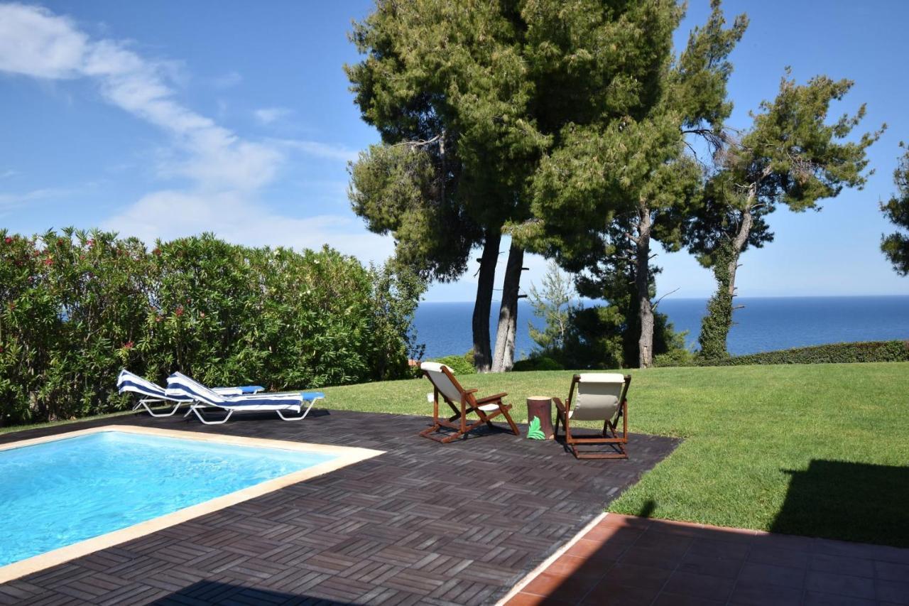 Endless Blue Villa Elani Siviri Exterior foto