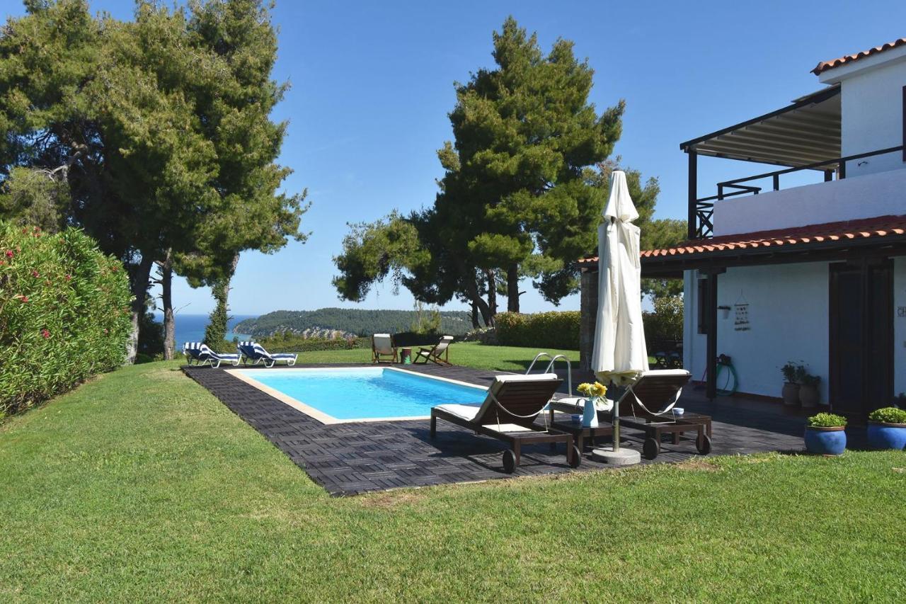 Endless Blue Villa Elani Siviri Exterior foto