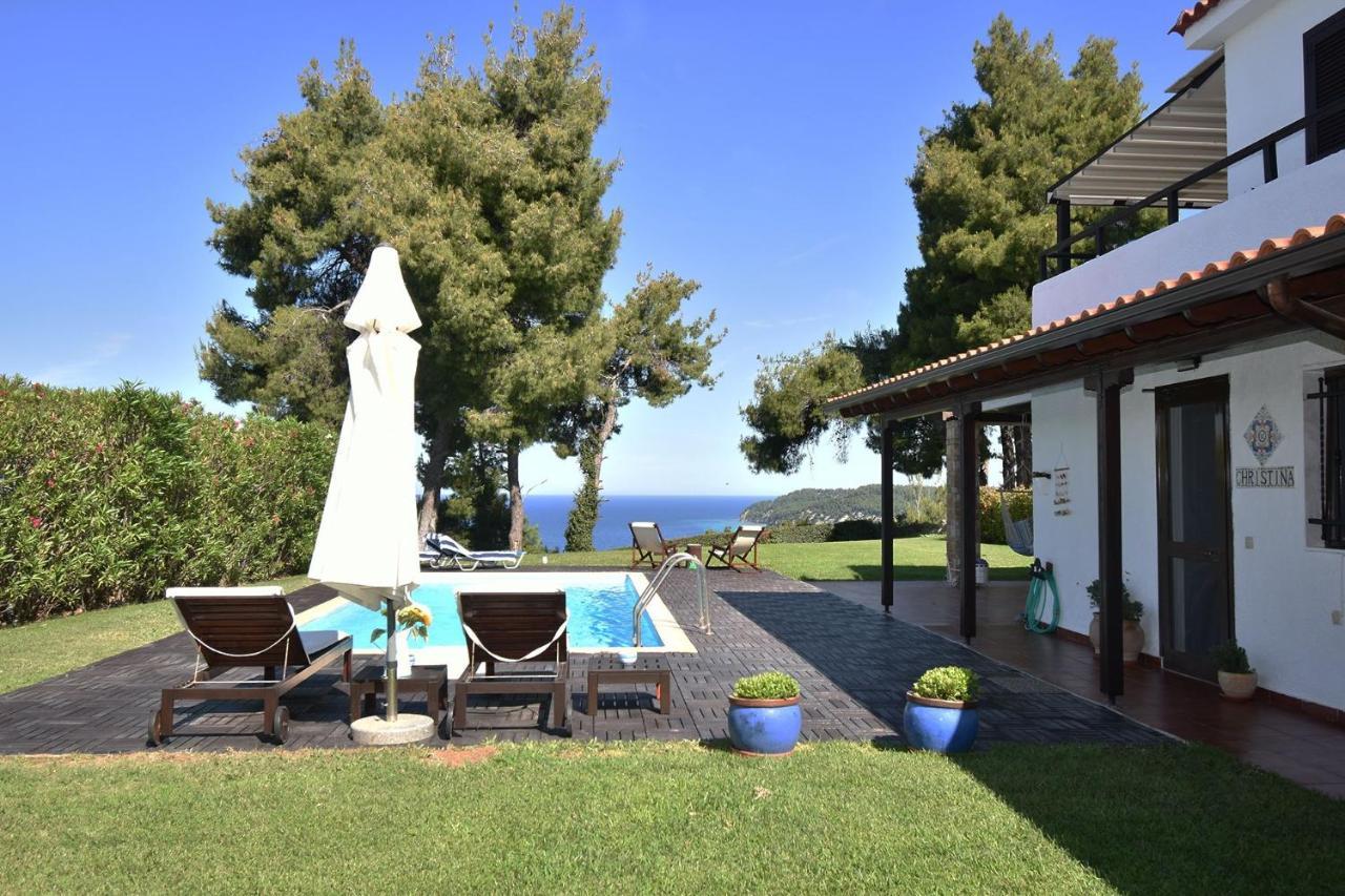 Endless Blue Villa Elani Siviri Exterior foto
