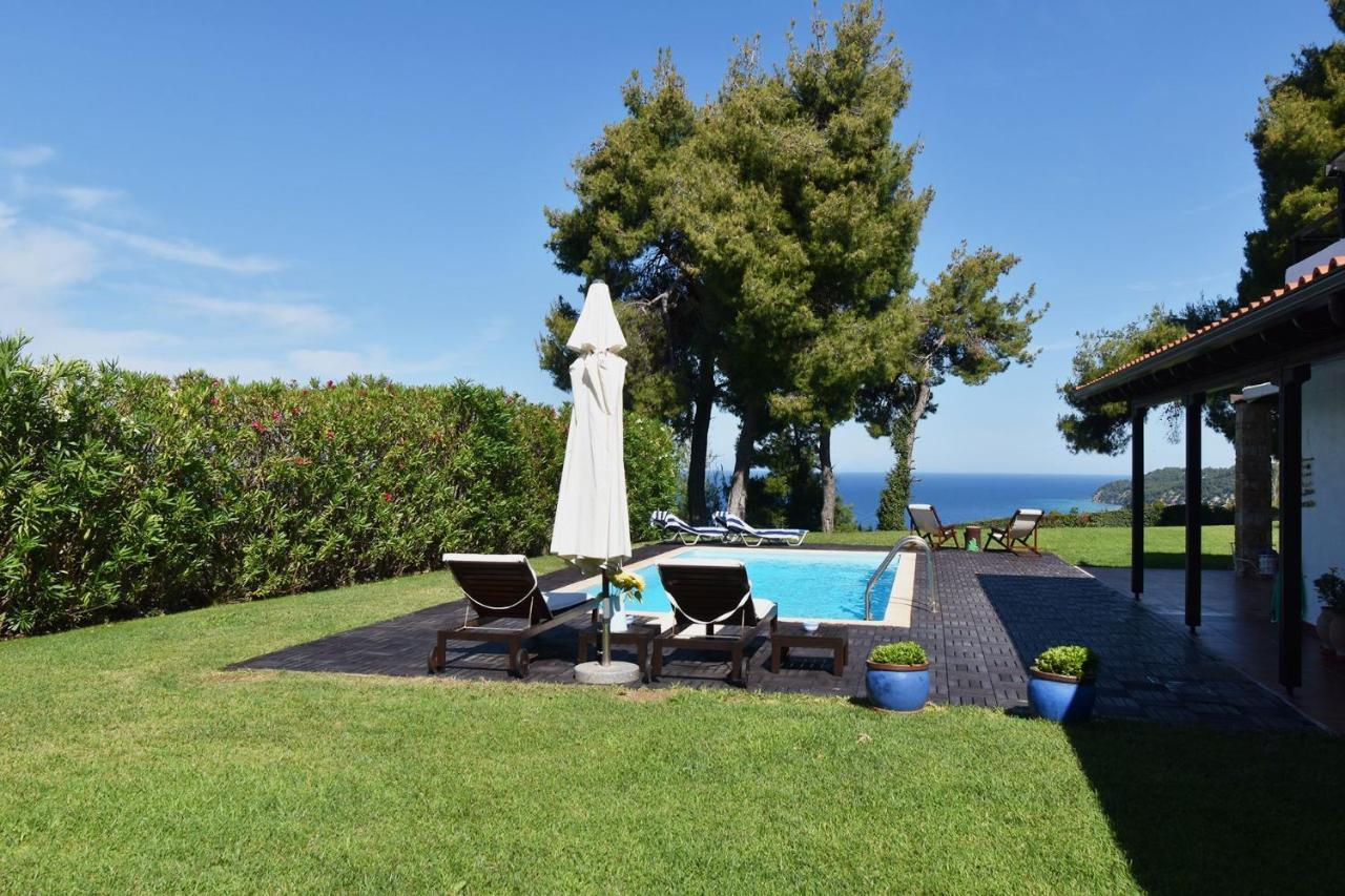 Endless Blue Villa Elani Siviri Exterior foto
